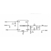 OC5860替代MP2459，0.5A 60V 1MHz 降壓型轉換器